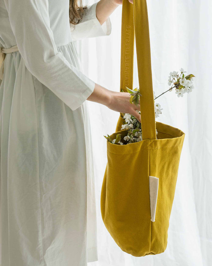 Sac en toile Mira - Moutarde