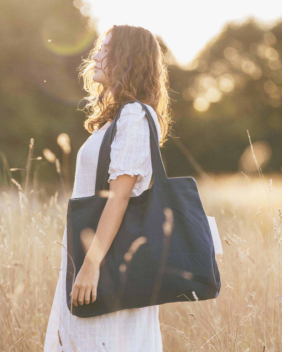 Sac en toile Rima - Denim foncé