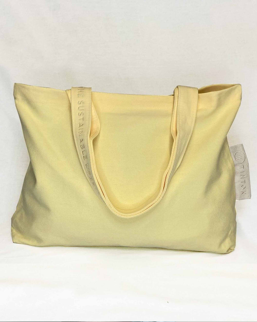 Sac en Toile Rima - Jaune Pastel