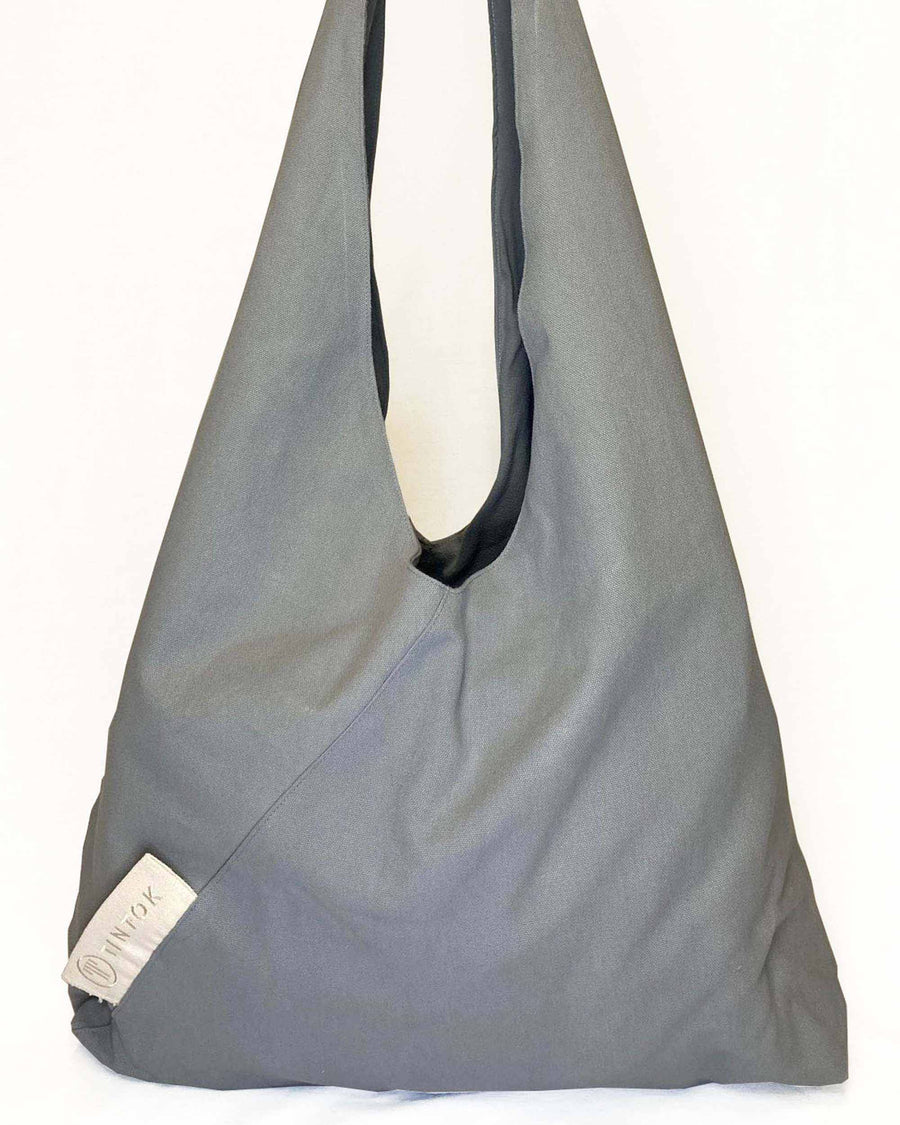 Sac en toile triangulaire surdimensionné Tira - Gris